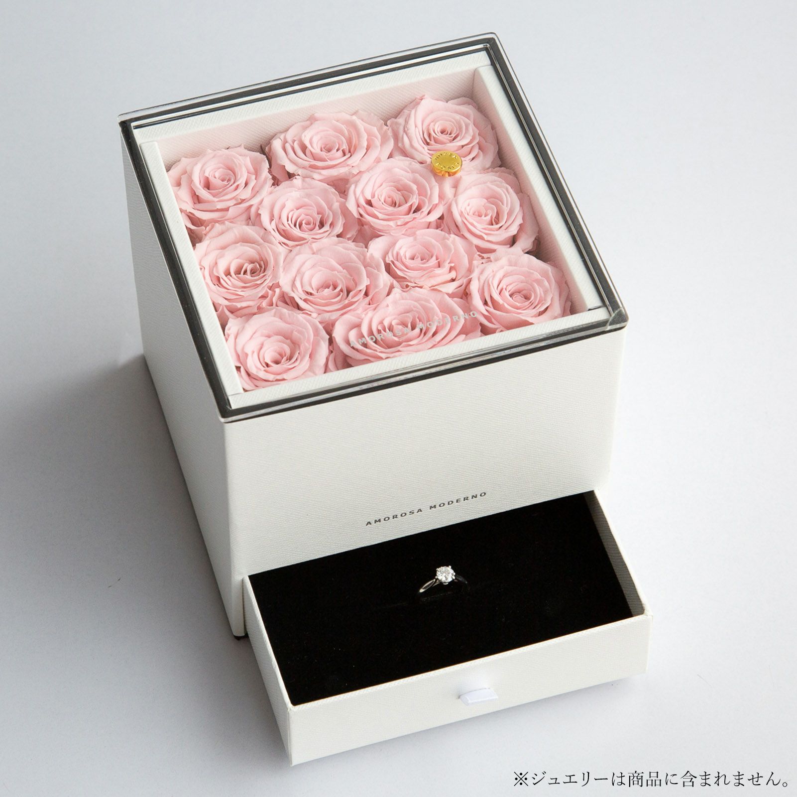 ダーズンローズドゥロワー(ラグジュアリー)/ピンク （プリザーブド