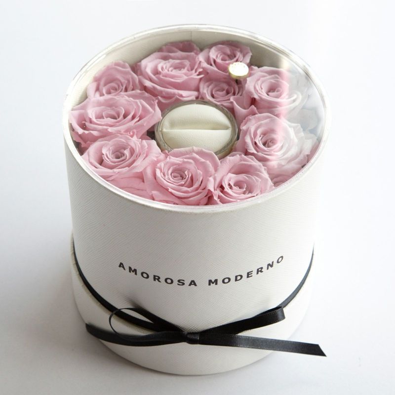 ダーズンローズフォーエバーラブ(プレミアム)/ピンク （プリザーブド