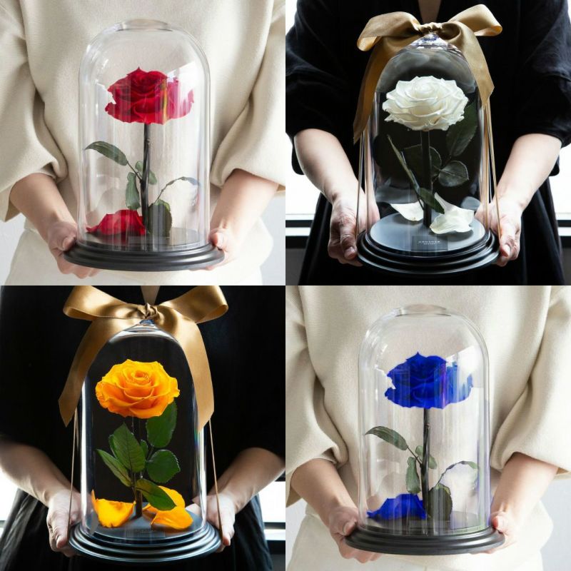 選べるeギフト】デスティニーローズ(1本立ち)(プリザーブドフラワー