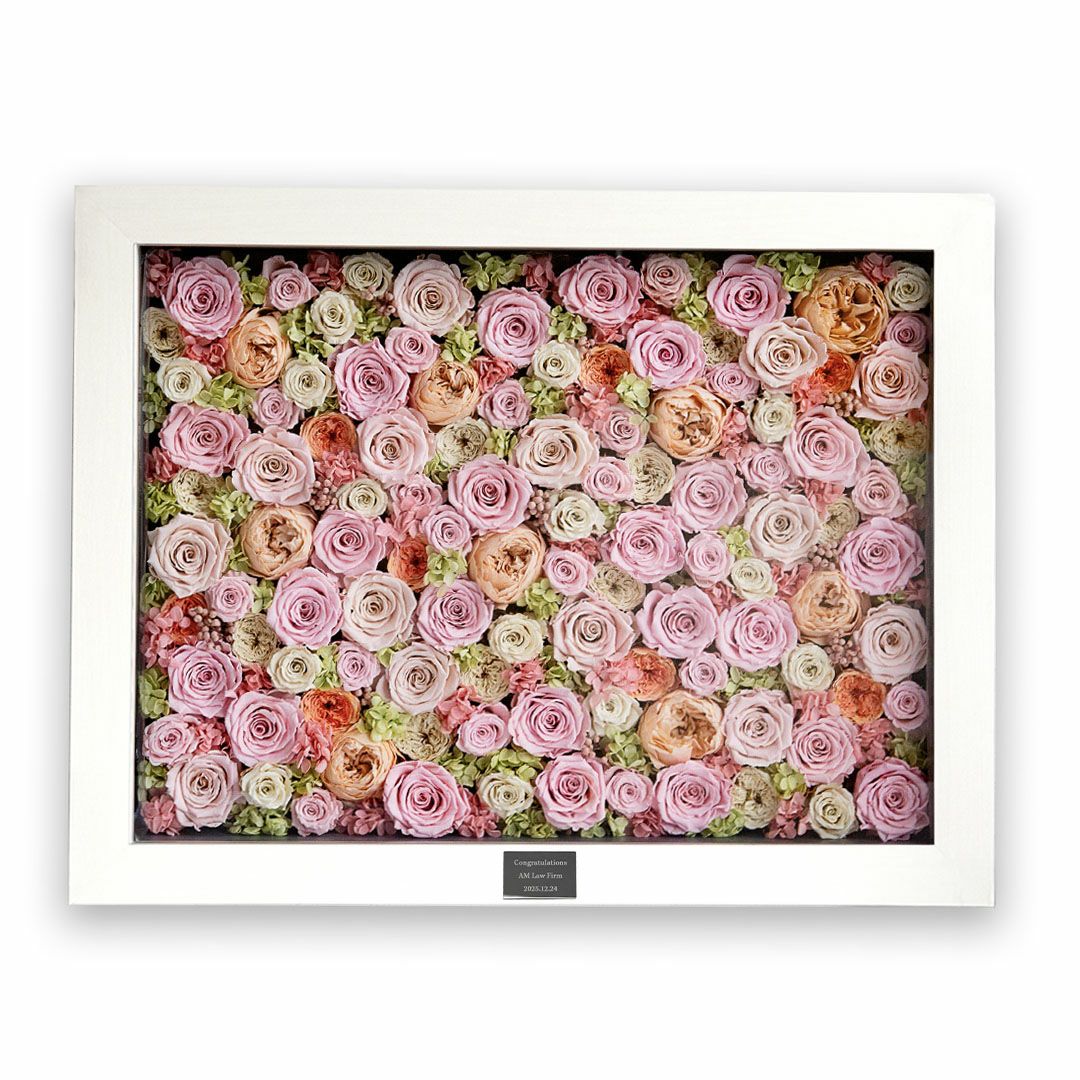 パナッシュ(W67-H52)/ピンク108本（プリザーブドフラワー） | 最高級