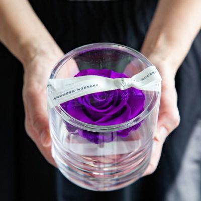 パープル系 | 最高級プリザーブドフラワーのギフト通販ならAMOROSA